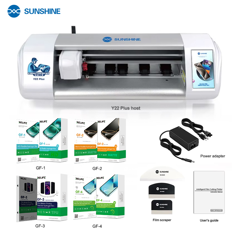 Screen Protector Cutter - ซันไชน์ 16 นิ้ว Y22 Plus เครื่องตัดฟิล์มไฮโดรเจลแบบยืดหยุ่นไม่จํากัด