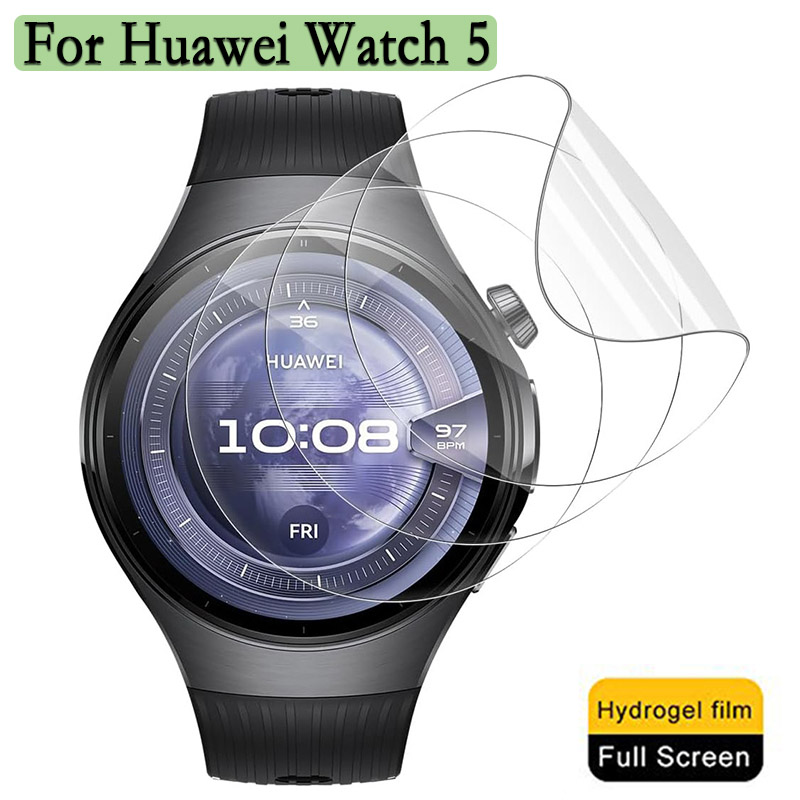 Hydrogel Screen Protector - สําหรับ Huawei Watch 5 42/46 มม.นาฬิกานุ่มป้องกันฟิล์ม