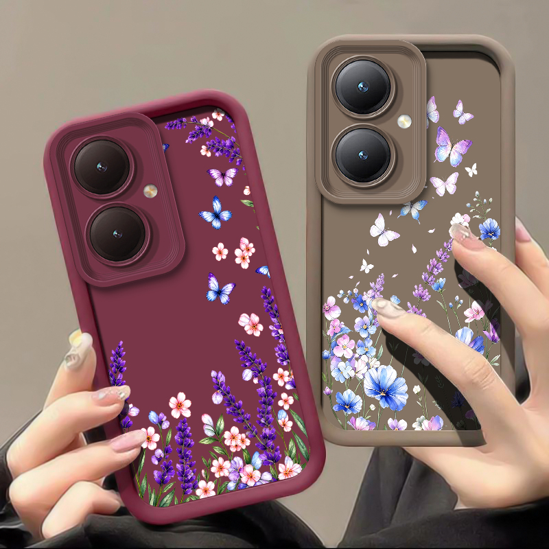 เคสโทรศัพท์ลายผีเสื้อลายลาเวนเ - Vivo Y28 บทวิจารณ์และราคา