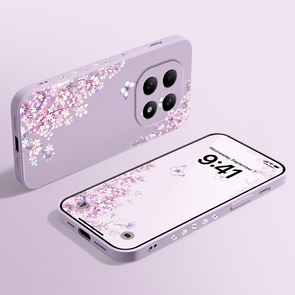 เคสโทรศัพท์ลายดอกไม้สีม่วงสำหร - Xiaomi Redmi Note 13 บทวิจารณ์และราคา