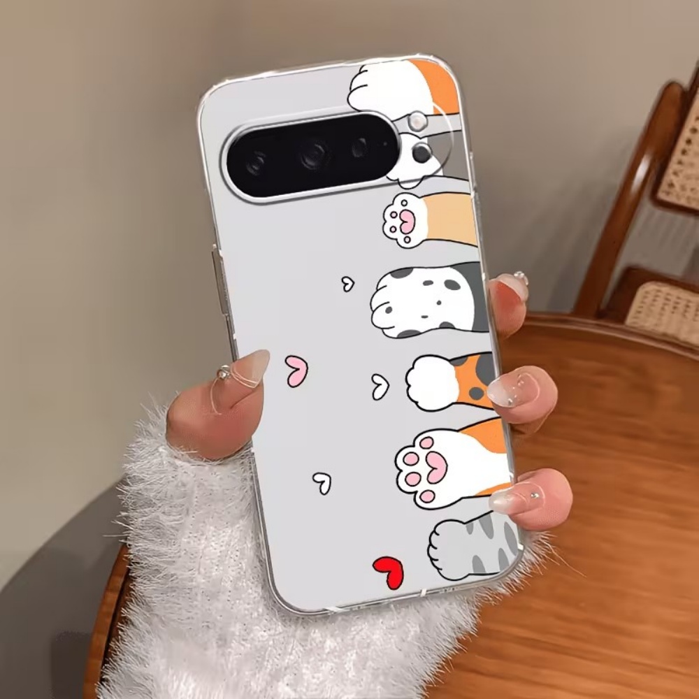 เคสโทรศัพท์ซิลิโคนใสลายอุ้งเท้ - Google Pixel 9 Pro บทวิจารณ์และราคา