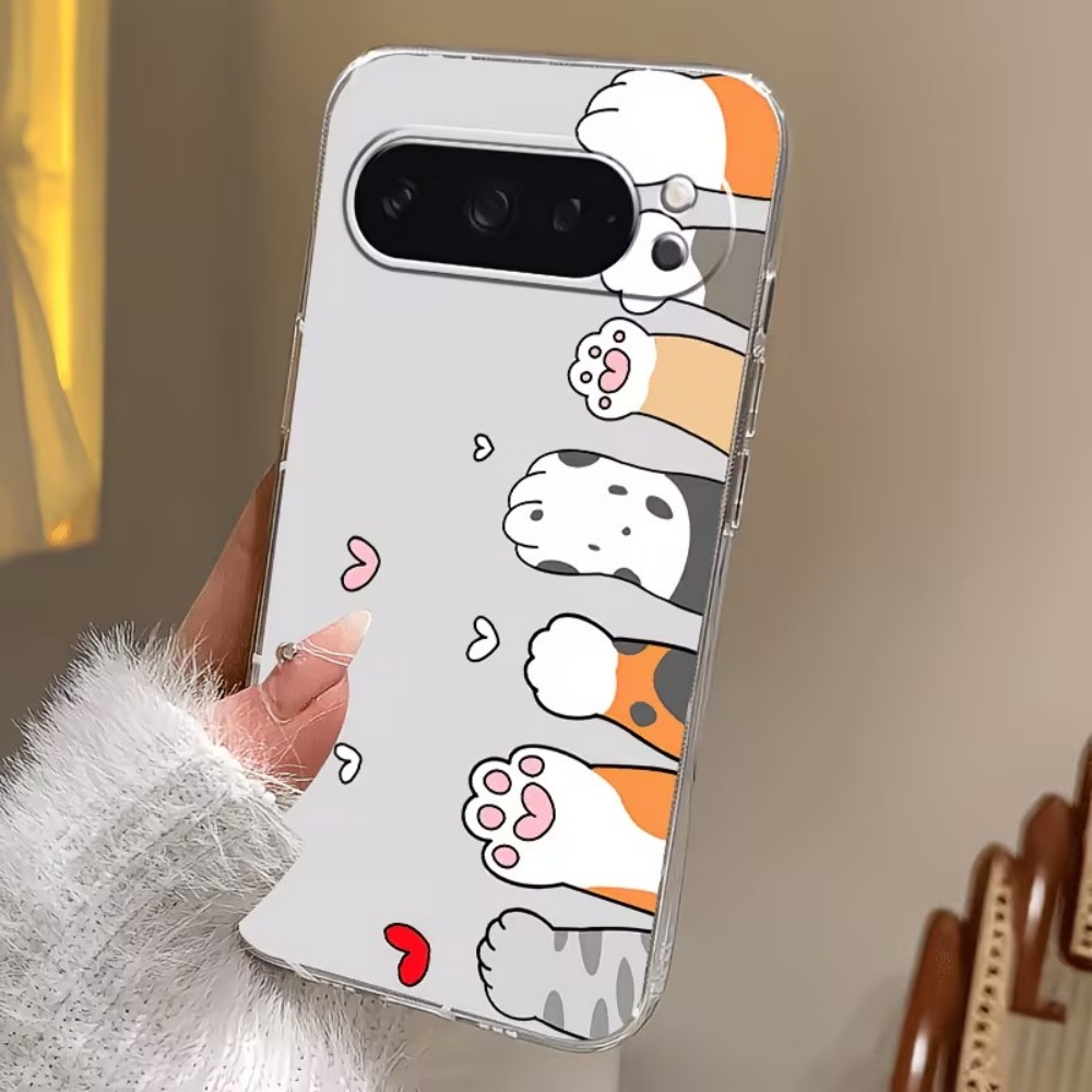 เคสโทรศัพท์ซิลิโคนใสลายอุ้งเท้ - Google Pixel 9 Pro บทวิจารณ์และราคา