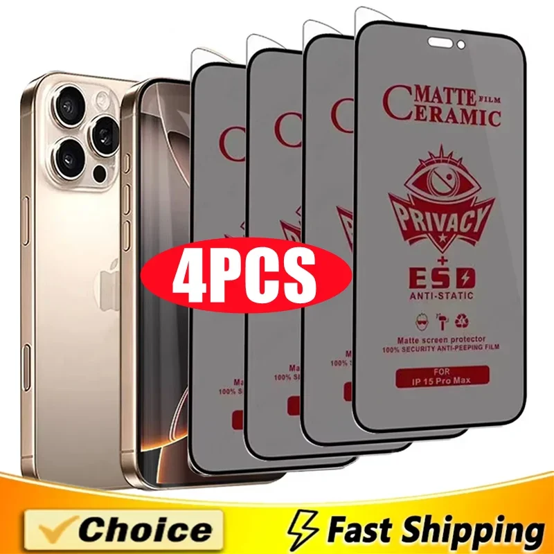 4Pcs Matte Ceramic Privacy Scr - Matte Anti Glare Screen บทวิจารณ์และราคา