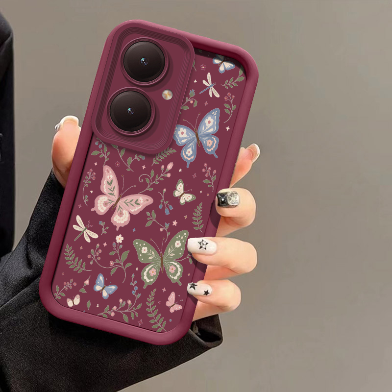 เคสโทรศัพท์ลายผีเสื้อหลากสี สำ - Vivo Y28 บทวิจารณ์และราคา