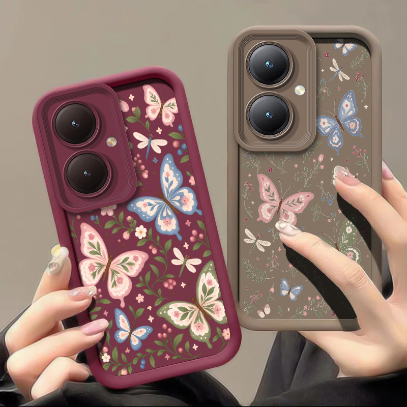 เคสโทรศัพท์ลายผีเสื้อหลากสี สำ - Vivo Y28 บทวิจารณ์และราคา