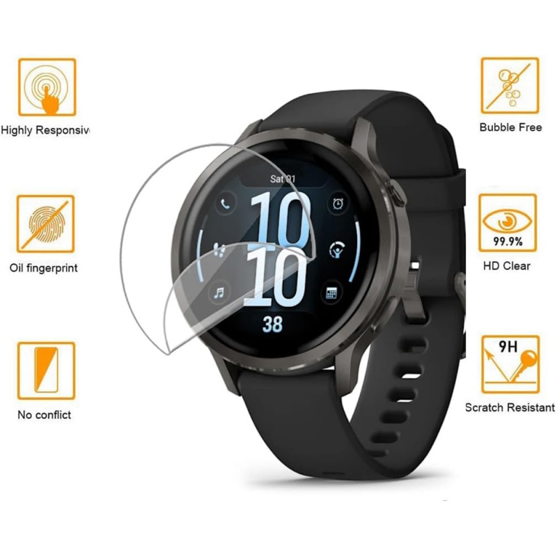 1-3PCS ตัวป้องกันหน้าจอแบบนุ่ม - Smartwatch Screen Film บทวิจารณ์และราคา